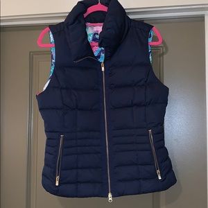 Lily Pulitzer Navy Vest
